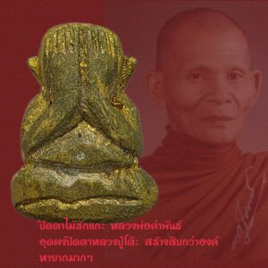 หาโคตรยาก!! ปิดตาไม้รักแกะ(อุดผงปิดตาหลวงปู่โต๊ะ) หลวงปู่คำพันธ์ วัดธาตุมหาชัย หนึ่งในสิบกว่าองค์